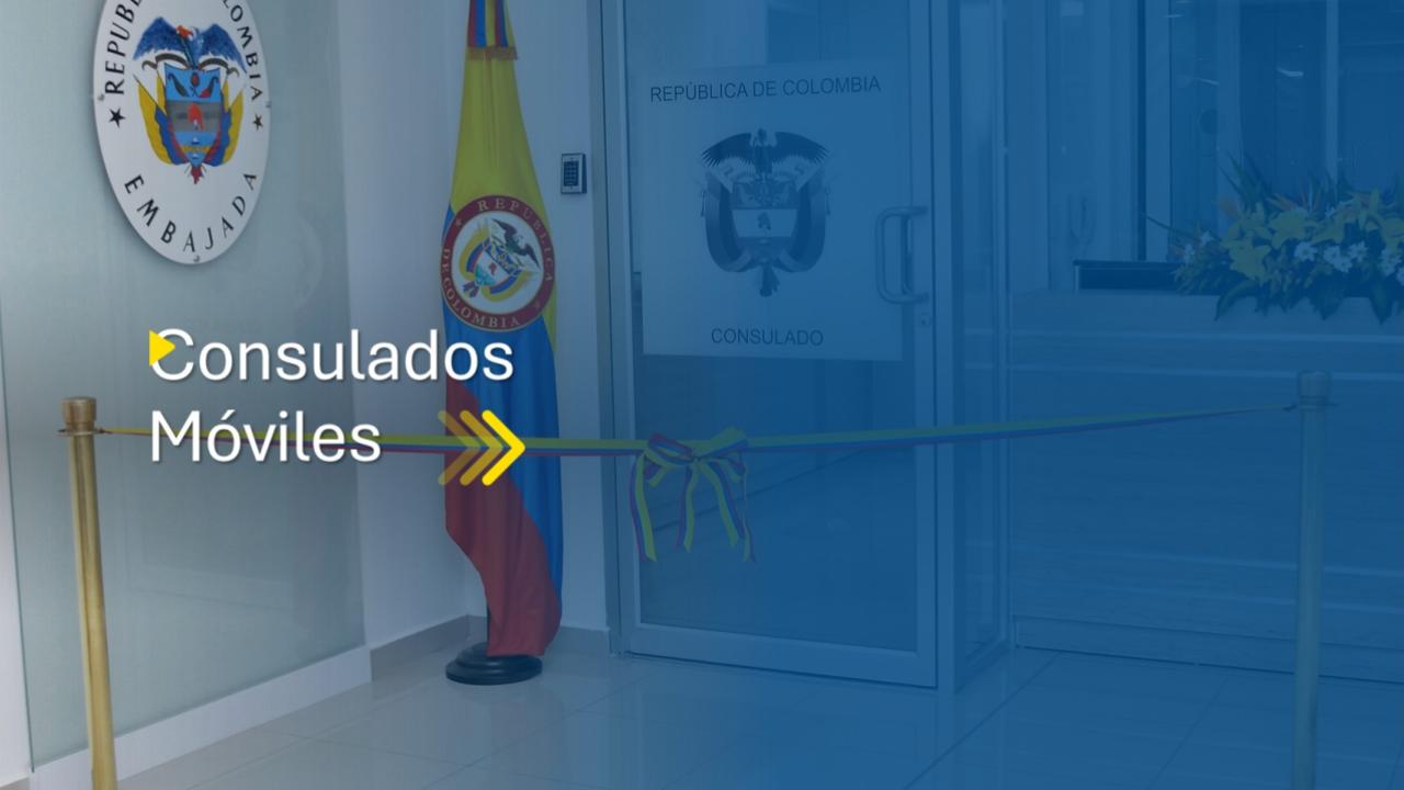 Calendario provisional de los Consulados Móviles 2026 del Consulado de Colombia en Orlando