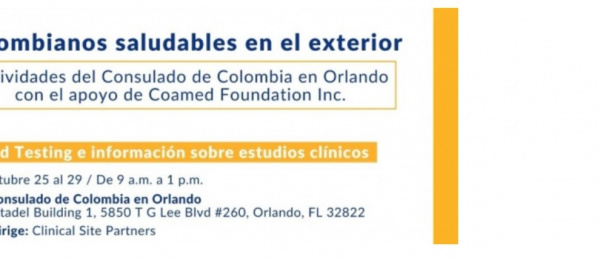 Actividades organizadas por el Consulado en Orlando para colombianos saludables en el exterior